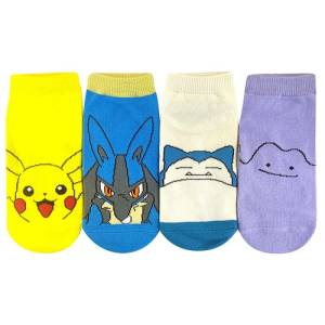 Pokemon: Carax 4P Bundle C Ver. - Ladies Socks (23-25cm) [The Pokemon Company]