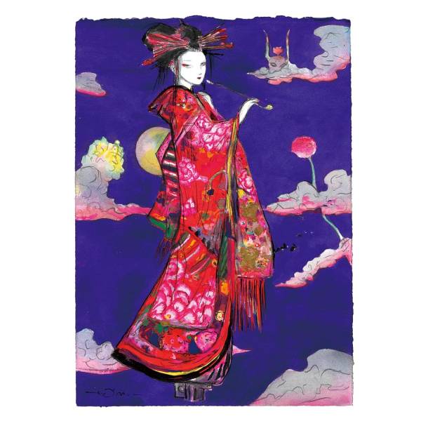 Yoshitaka Amano 非売品 3枚セット Yoshitaka Amano: Treasured Works Collection [Art Vivant