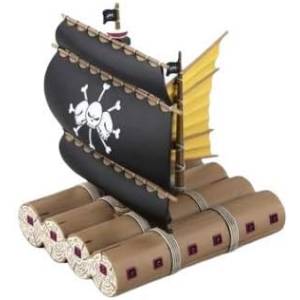One Piece Grand Ship Collection - Blackbeard Pirates' Saber of Xebec (Plastic Model) [Bandai]