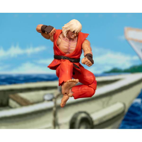 RED WARRIORS Rペンダント Street Fighter: Violent Ken 1/12 - Action Figure [Jada Toys
