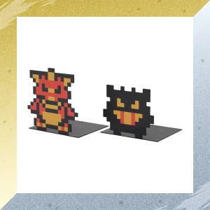 Pokémon: Pixelated Bookends Set Vol.2 (Pokémon Gold & Silver Ver.) [The Pokémon Company]