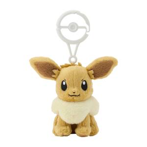 Pokémon: Plush Mascot w/ Carabiner Clip - Eevee [The Pokémon Company]