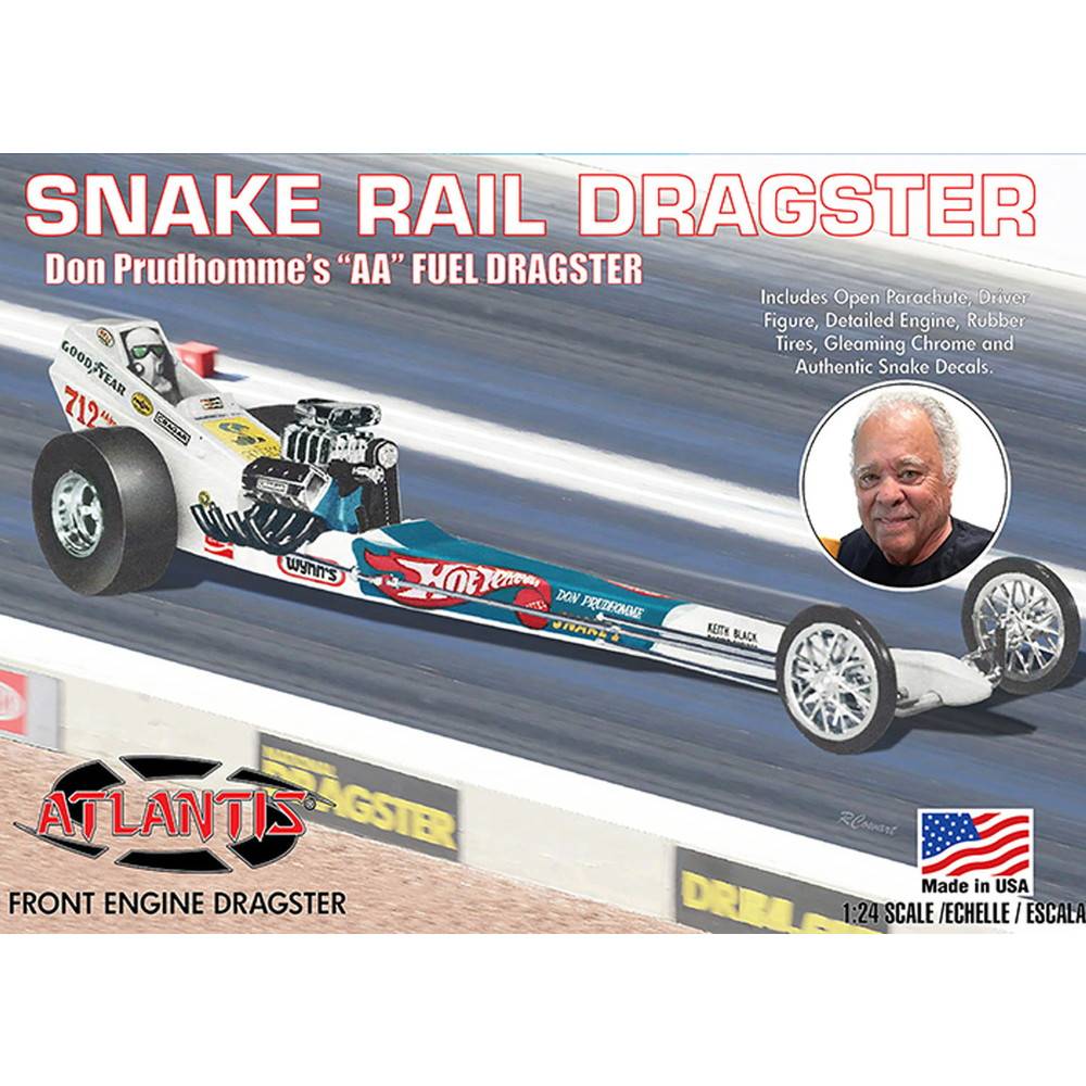 1/24 Don "The Snake" Prudhomme Front Engine Dragster (Plastic Model) [Atlantis Models]