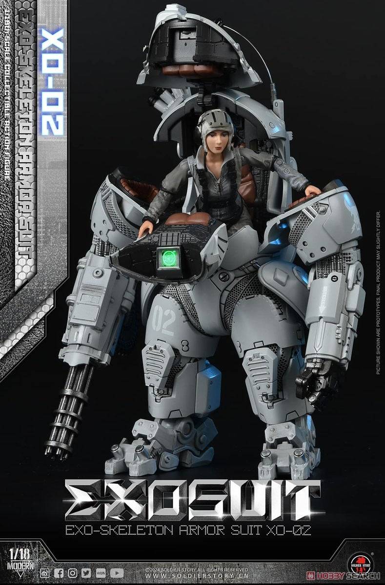ミリタリー SS TOYS EXOSUIT EXO Skeleton Armor Suit Soldier Story EXO-Skeleton Armor Suit XO-01 SSE001