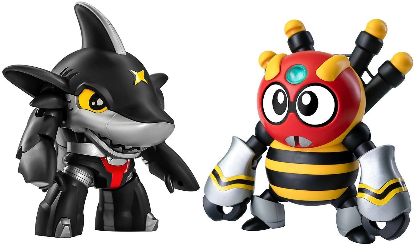 QOSMOS: B-Robo Kabutack - Sharkler & Spydon (Set of 2) (Plastic Model) [Wave]