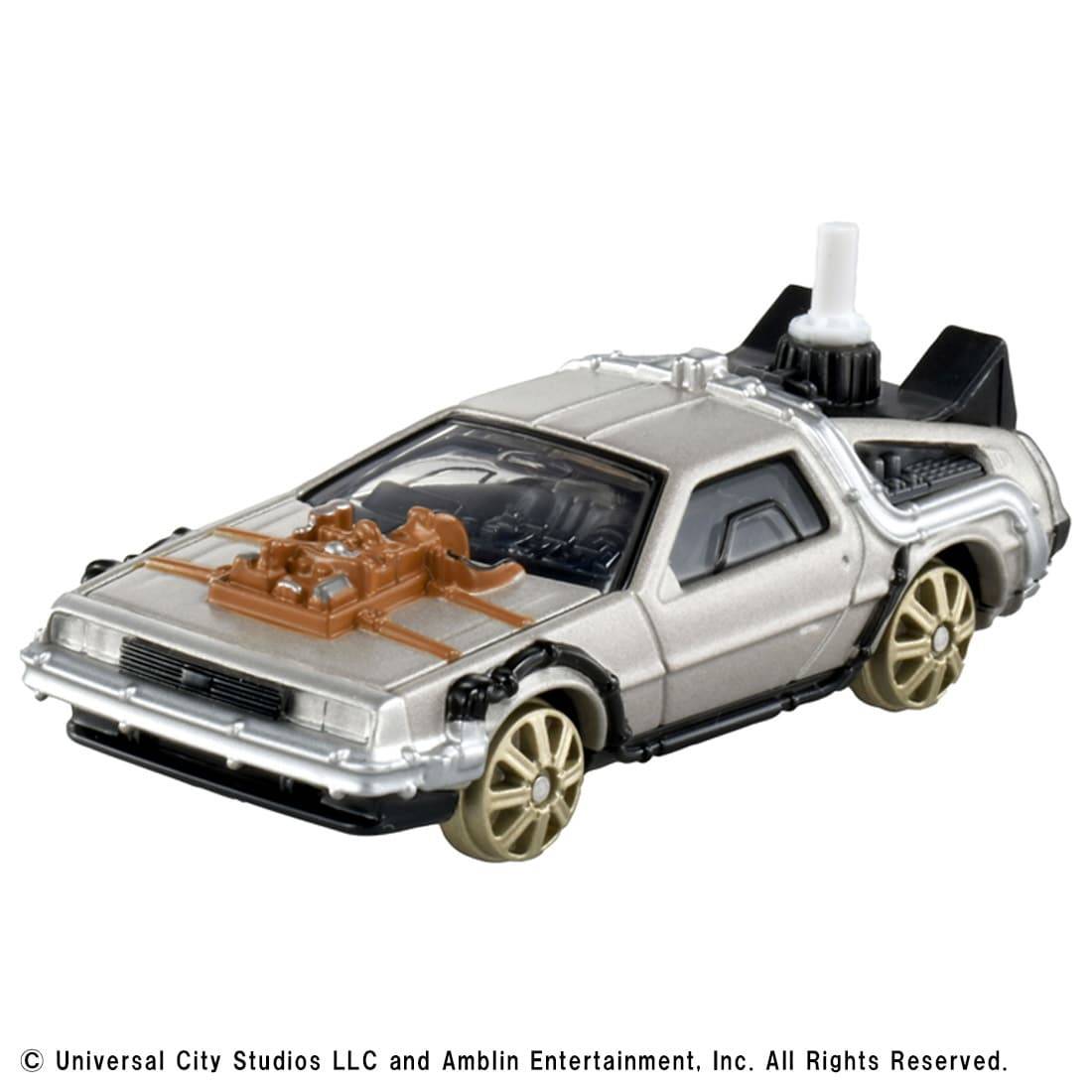 Tomica Premium Unlimited: 02 - Back To The Future Part 3 - Delorean (Train Wheels Ver.) [T...