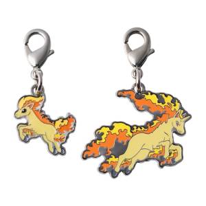 Pokémon: National Pokédex Metal Charm - 077, 078 [The Pokemon Company]