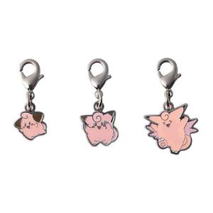 Pokémon: National Pokédex Metal Charm - 173, 035, 036 [The Pokemon Company]