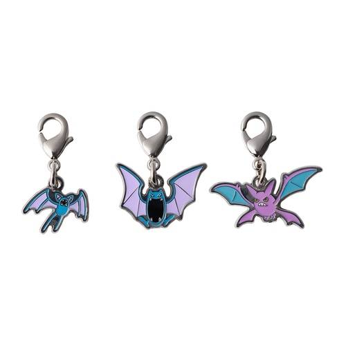 Pokémon: National Pokédex Metal Charm - 041, 042, 169 [The Pokemon Company]
