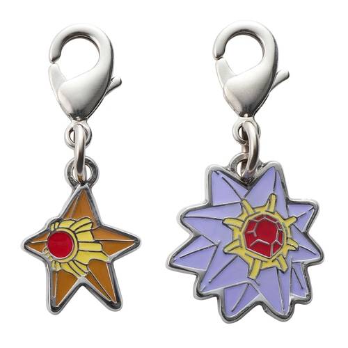 Pokémon: National Pokédex Metal Charm - 120, 121 [The Pokemon Company]