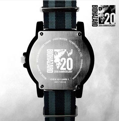 BIOHAZARD　20th限定ミリタリーウォッチ Watch GSX × BIOHAZARD 20th Military UMBRELLA Limited Edition
