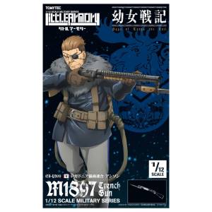 Little Armory: (LA-YS01) The Saga Of Tanya The Evil - Anson's M1897 Trench Gun 1/12 (Plastic Model) [Tomytec]