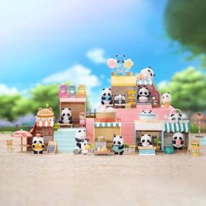 Blind Box: Panda Roll Shopping Street Series - Flocked Mini Figure  [52Toys]