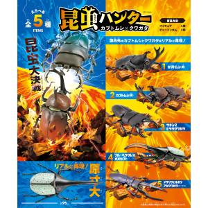Insect Hunter 2025: Rhino Beetle X Stag Beetle (Candy Toy) (10Packs / Box) [F-toys]