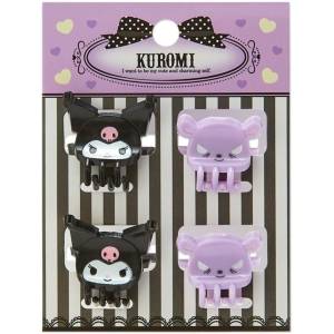 Sanrio Characters: Mini Hair Clips Set - Kuromi [Sanrio]