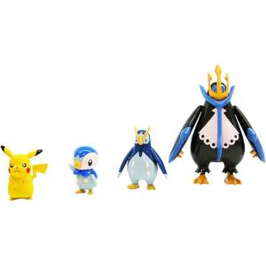 Pokémon: Poképla Evolution No.6 - Empoleon Set (Plastic Model) (Reissue) [Bandai Spirits]