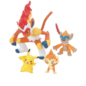 Pokémon: Poképla Evolution No.7 - Infernape Set (Plastic Model) (Reissue) [Bandai Spirits]