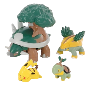 Pokémon: Poképla Evolution No.8 - Torterra Set (Plastic Model) (Reissue) [Bandai Spirits]