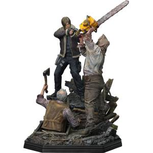 Ultimate Premium Masterline: Resident Evil RE:4 - Leon S. Kennedy vs. Chainsaw Man 1/4 [Prime 1 Studio]