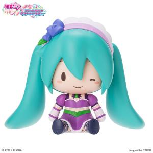 Hatsune Miku x Oshare Majo Love & Berry: Fuwa Puchi SD Figure - Kirarin Purple [SEGA FAVE]
