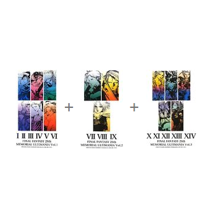 Final Fantasy 25th Memorial Ultimania Vol. 1, 2 & 3 [Square Enix]