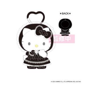 Sanrio Characters: Hello Kitty Keychain Plush Mascot - Lovely Frill Ver. (Black Lolita) [NIC]