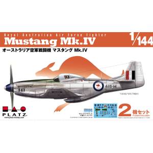 1/144 Australian AIr Force: Mustang Mk. IV (2 pc. Set) (Reissue) [Platz]