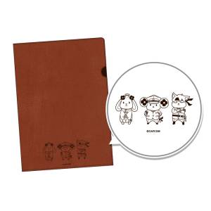 The Great Ace Attorney: A4 Leather File - Chuunosuke, Usato and Nyasogi [Capcom]