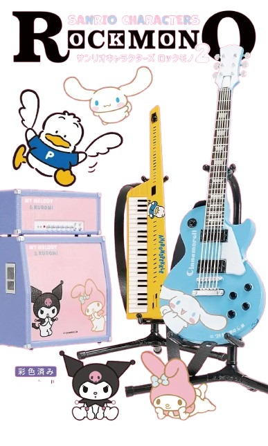Sanrio Characters: ROCKMONO Vol.2 - Candy Toy (10Pcs/Box) [F-toys]
