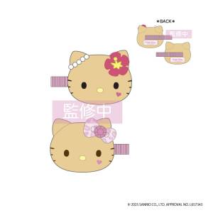 Sanrio Characters: Hello Kitty Multi-Purpose Plush Clip (Set of 2) - Lovely Frill Ver. (Kogal & Leopard) [NIC]