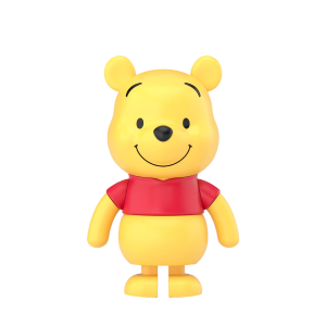 Disney Characters: Rakupla Tokotoko - Winnie the Pooh (Plastic Model) [Aoshima]