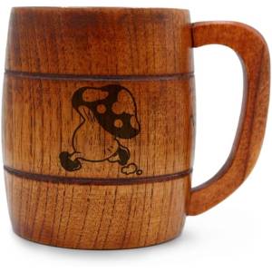 Delicious in Dungeon: Barrel-Shaped Wooden Mug - Walking Mushroom [COSPA]