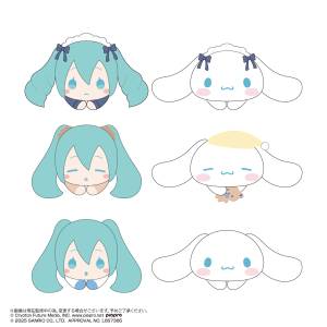 Hatsune Miku x Cinnamoroll: Hug Character Vol.3 - Plush Mascot Collection (6 Packs Box) [Max Limited]