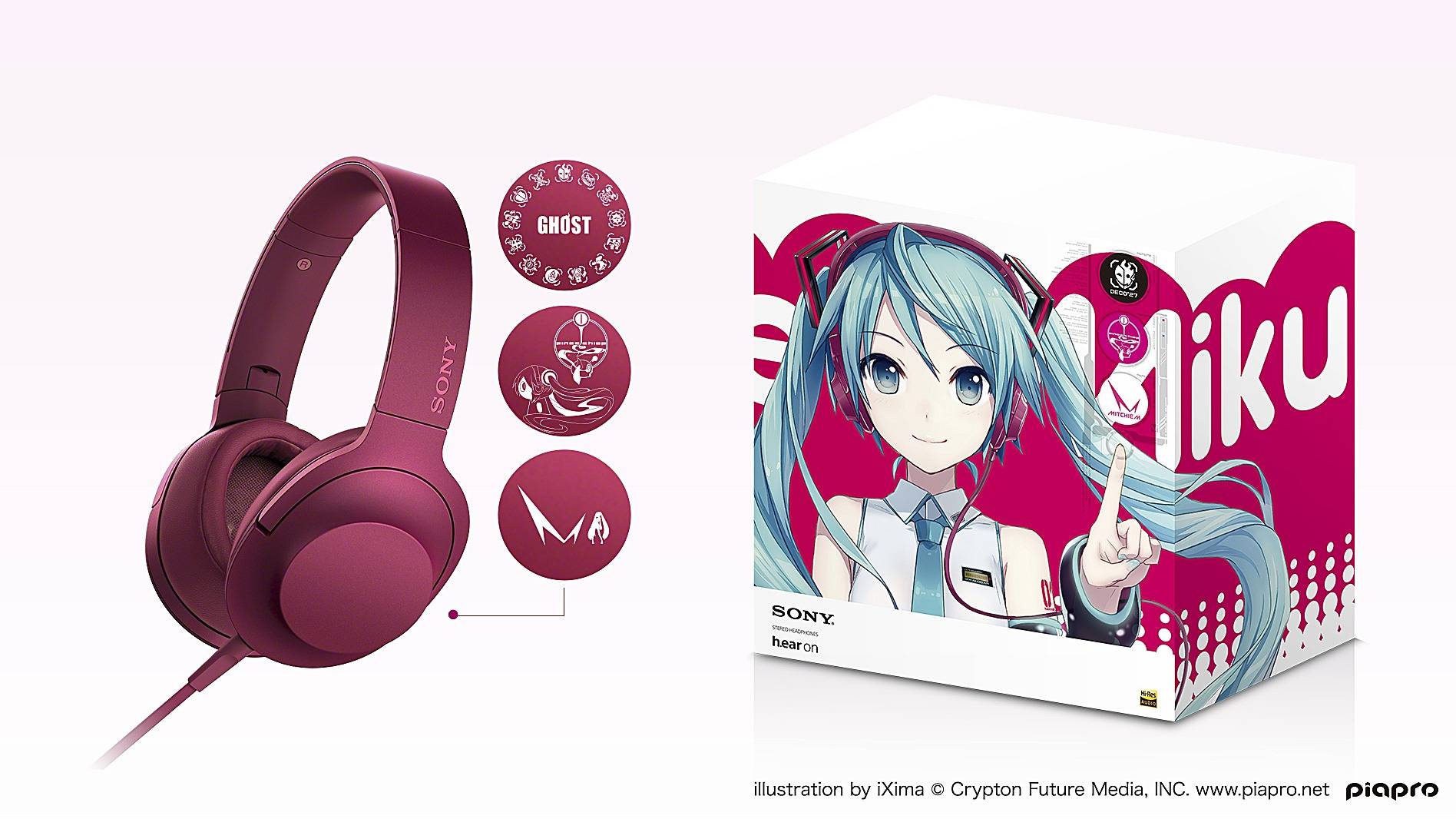 Hatsune Miku x Sony h.ear on MDR-100A/P/MIKU Special Headphones Hatsune  Miku (PRODUCER MODEL -DECO27-) [Hi-tech] - Nin-Nin-Game.com