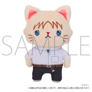 Evangelion: Keychain Plush Mascot - Kaworu Nagisa (Cat w/ Eye Mask Ver.) [Movic]