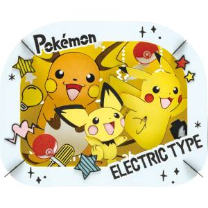 Pokémon: Paper Theater - Pichu, Pikachu, Raichu [Ensky]