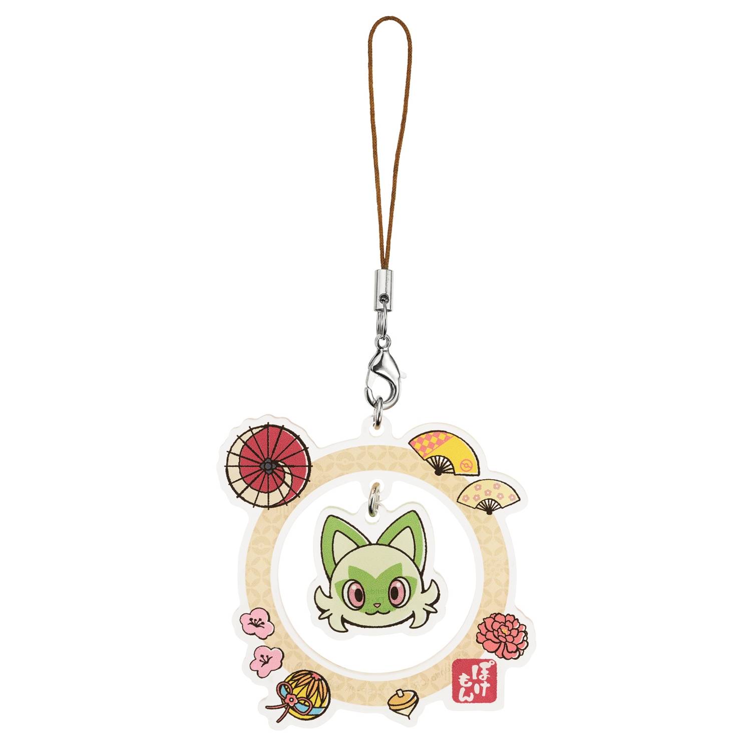 Pokémon: Acrylic Ring Strap with Charm - Sprigatito [The Pokémon Company]