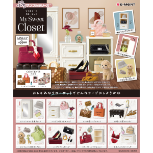 My Sweet Closet: Miniature Collection (8 Packs Box) [Re-Ment]