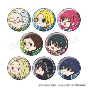 Sakamoto Days: Muni Chara Vol.1 - Fluffy Badges Collection (8 Packs Box) [XEBEC]