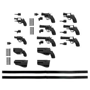 Little Armory: (LA074) Revolver Set A - 1/12 [Tomytec]