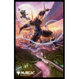 Magic the Gathering: Players Card Sleeves - Foundation - Kaito the Cunning Intruder (Matte Finish) (72 Sleeves) [Ensky]