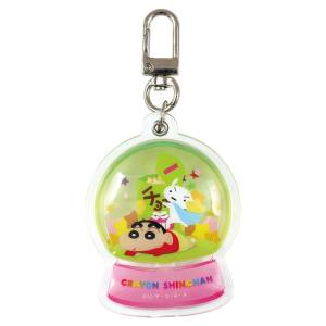 Crayon Shin-chan: Snow Globe Keychain - Chocobi Ver. [T's Factory]