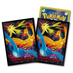 Pokémon Card Game: Deck Shield - Fire, Thunder & Freezing (64 Sleeves) [ACCESSORY]