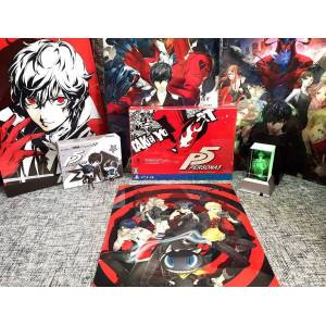 Persona 5 - 20th Anniversary Famitsu DX Pack 3D Crystal set [PS4]