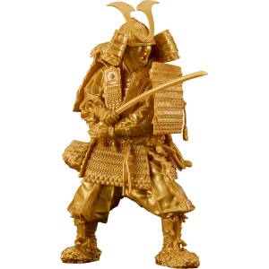 PLAMAX: Kamakura Period Armored Warrior 1/12 (Gold Ver.) (Plastic Model) [Max Factory]
