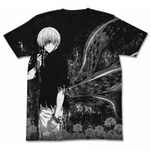 Tokyo Ghoul - Ken Kaneki All Print T-shirt / BLACK - L [Goods]