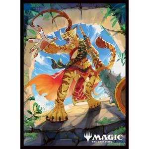 Magic the Gathering: Players Card Sleeves - Foundations - Kara, Ajani's Pridemate (MTGS-326) (80 Sleeves) [Ensky]