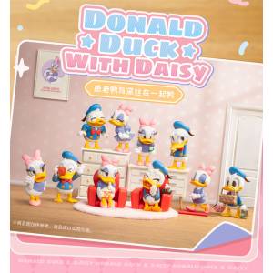 Blind Box: Disney - Donald Duck with Daisy - Mini Figure Collection (8 Packs Box) [52Toys]