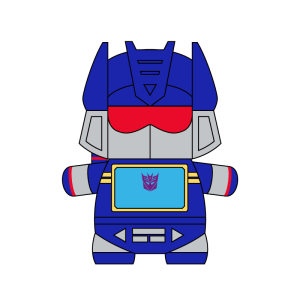 Transformers: Mochi Bots Plush Toy - Soundwave & Ravage [Oami]