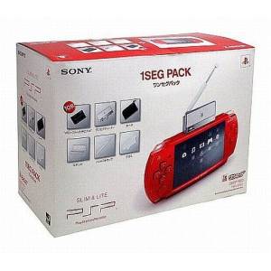 PSP Slim & Lite Deep Red 1Seg Pack (PSPJ-20001) [Used Good Condition]